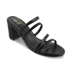 Tresmode-The Imulate Black Women's Dress Block Heel Sandals Tresmode-Tresmode