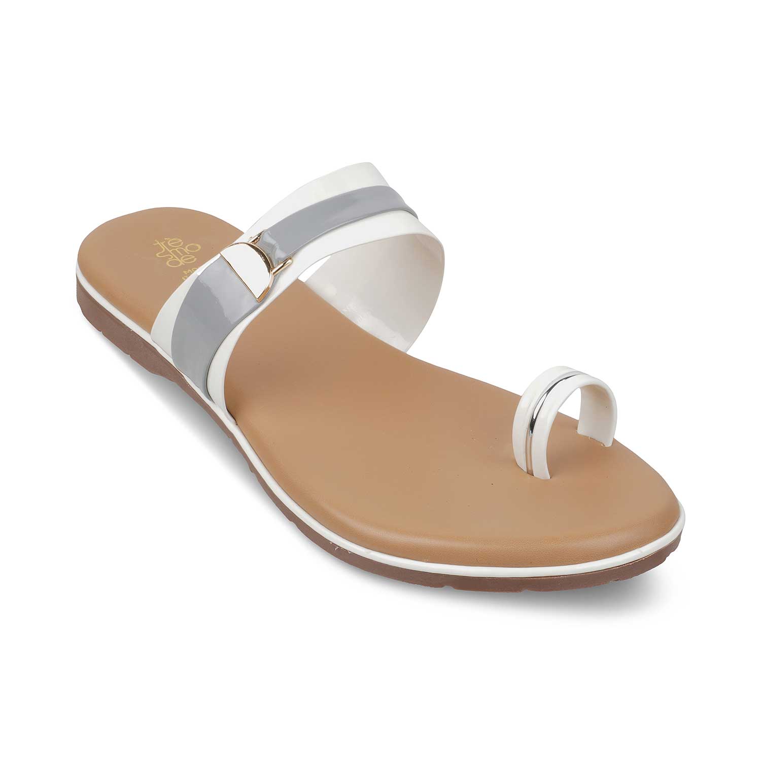 The Jovail White Women's Casual Flats Tresmode