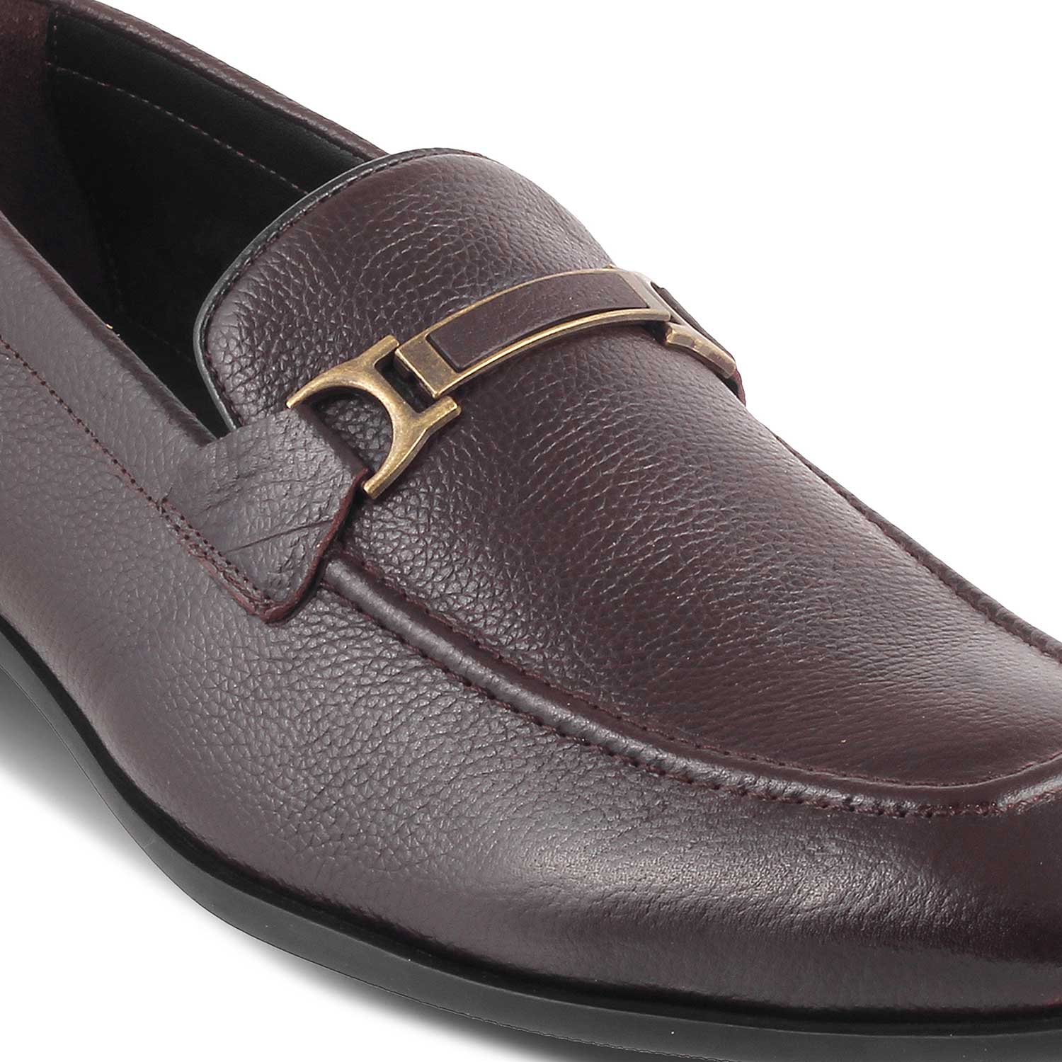 The Leven Brown Men's Leather Loafers Tresmode