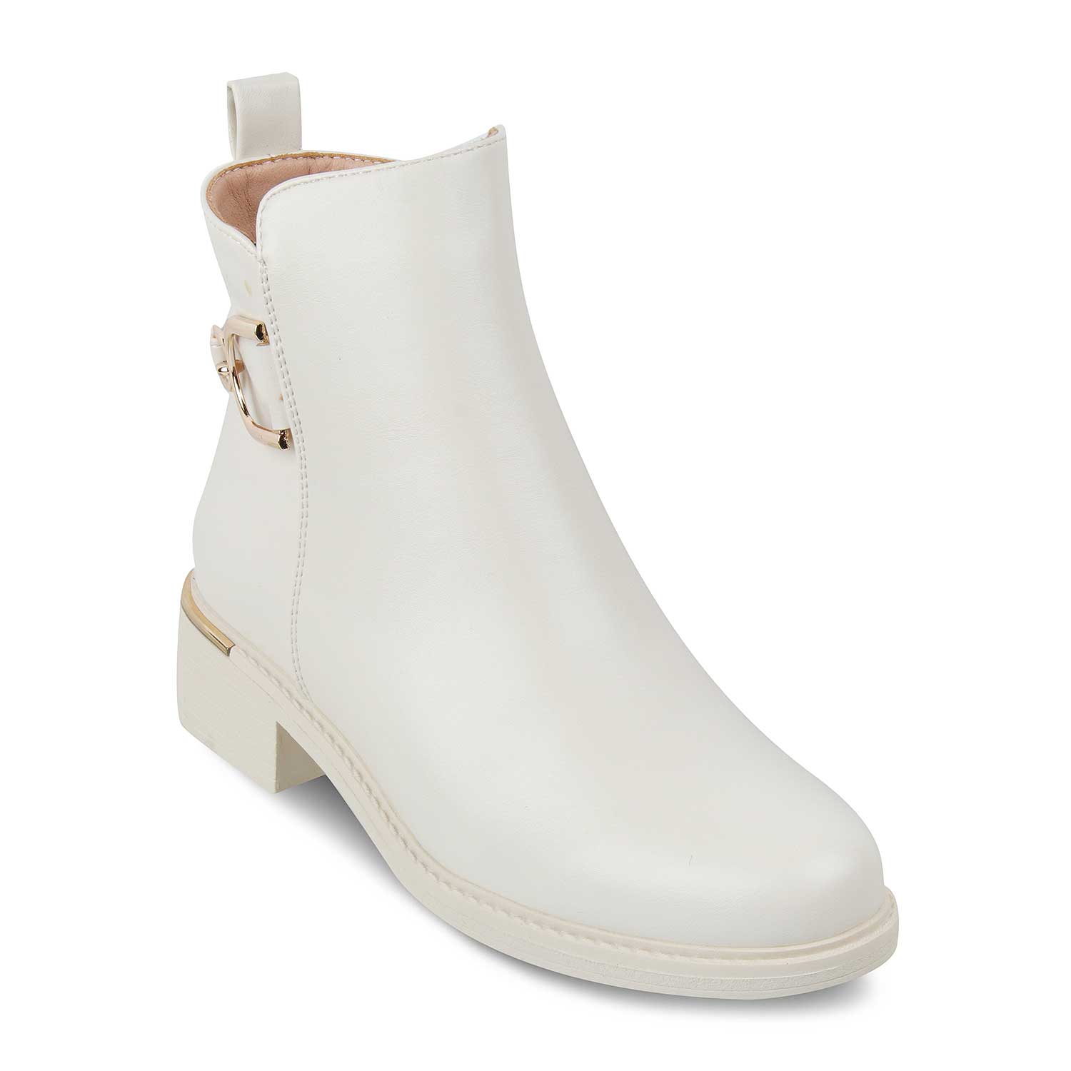 The Lilly Beige Women's Ankle-length Boots Tresmode