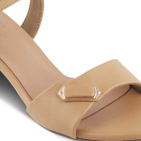 The Maui Camel Women's Dress Block Heel Sandals Tresmode