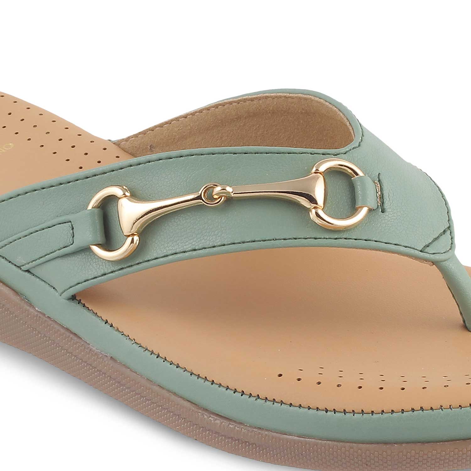 Tresmode-The Packs Green Women's Casual Flats Tresmode-Tresmode