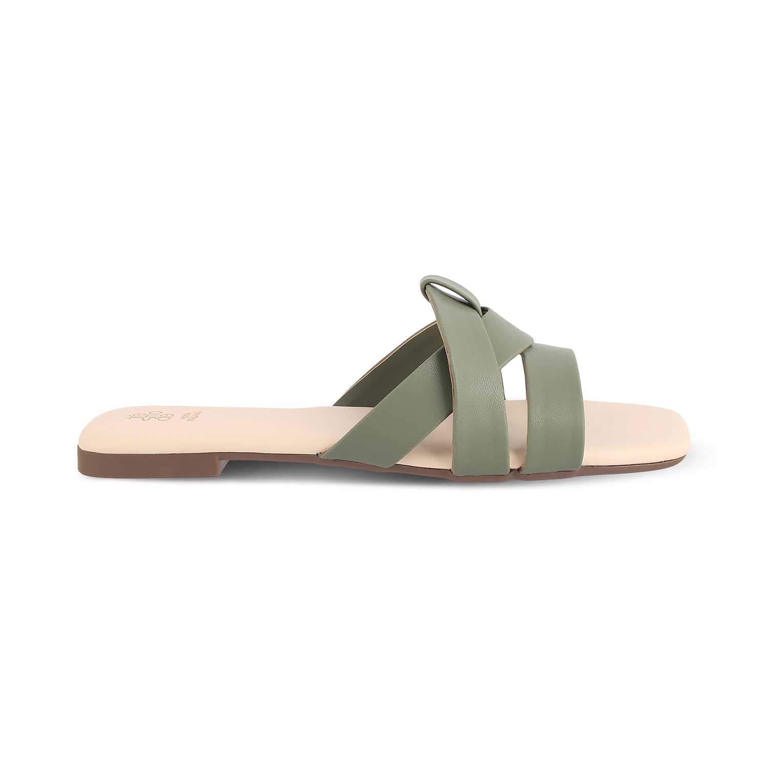 The Sacck Green Women's Casual Flats Tresmode