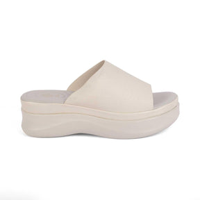 Sanned White Women's 2.5-inch Wedges Tresmode