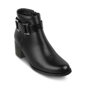 The Seine Black Women's Ankle-length Boots Tresmode
