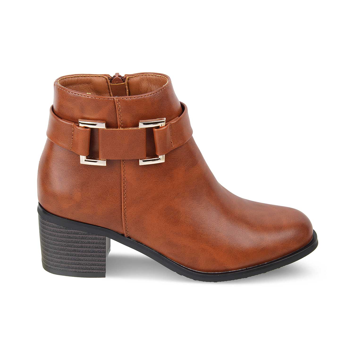 The Seine Camel Women's Ankle-length Boots Tresmode