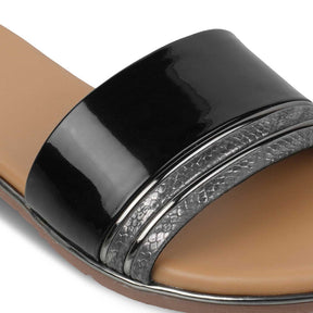 The Sidney Black Women's Casual Flats Tresmode