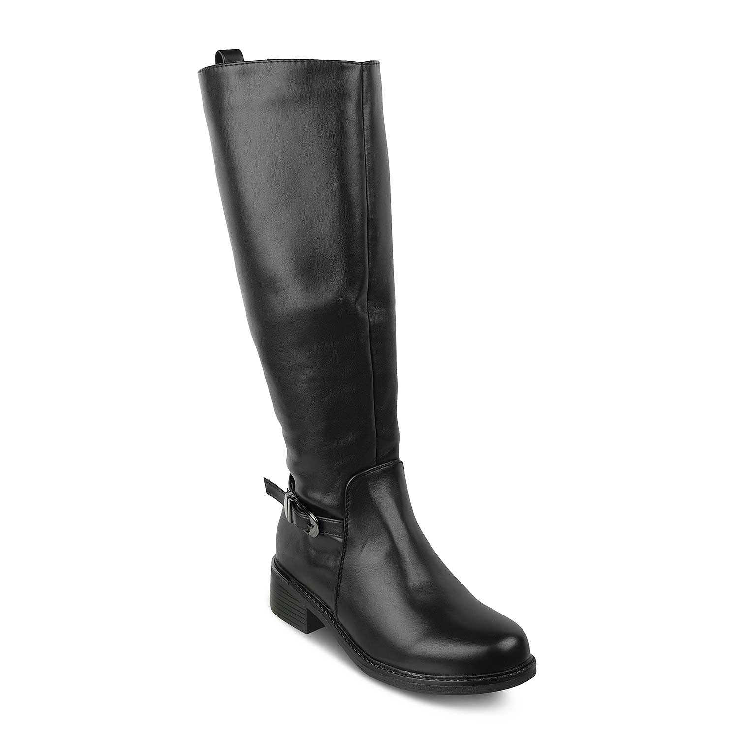 The Tloin Black Women's Knee-length Boots Tresmode