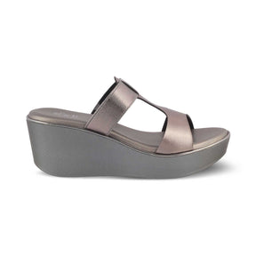 Tresmode-The Volos Pewter Women's Dress Wedge Sandals Tresmode-Tresmode