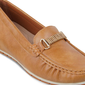 The Yonor Camel Women's Dress Wedge Loafer Tresmode