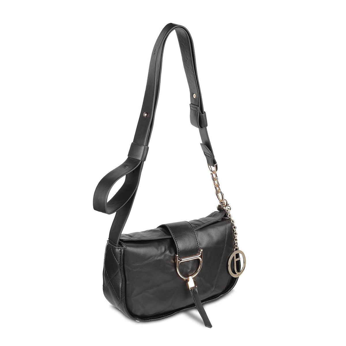 Tresmode Black Vegan Friendly Leather Women’s Sling Bag