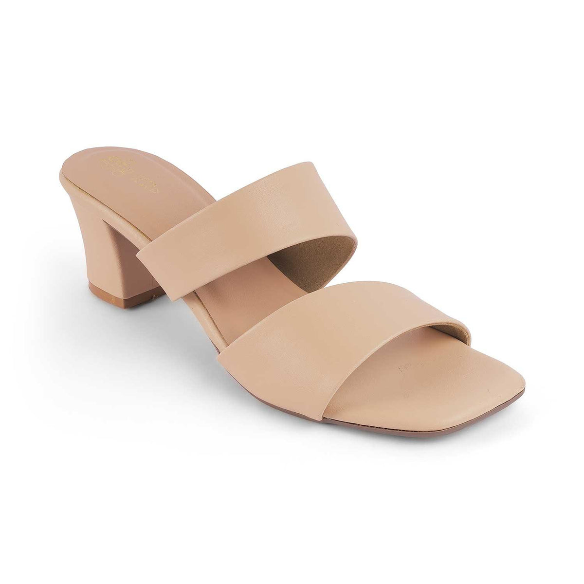 Dejvice Beige Women's 2.5-inch Block Heels Tresmode