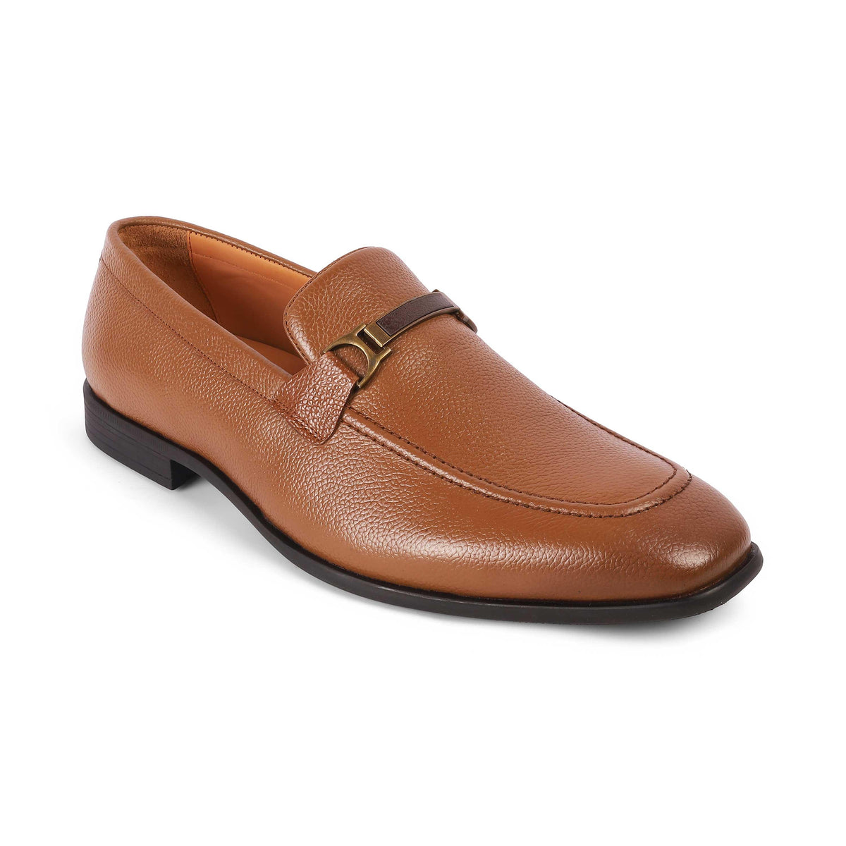 Even Tan Men's Genuine Leather Loafers Tresmode