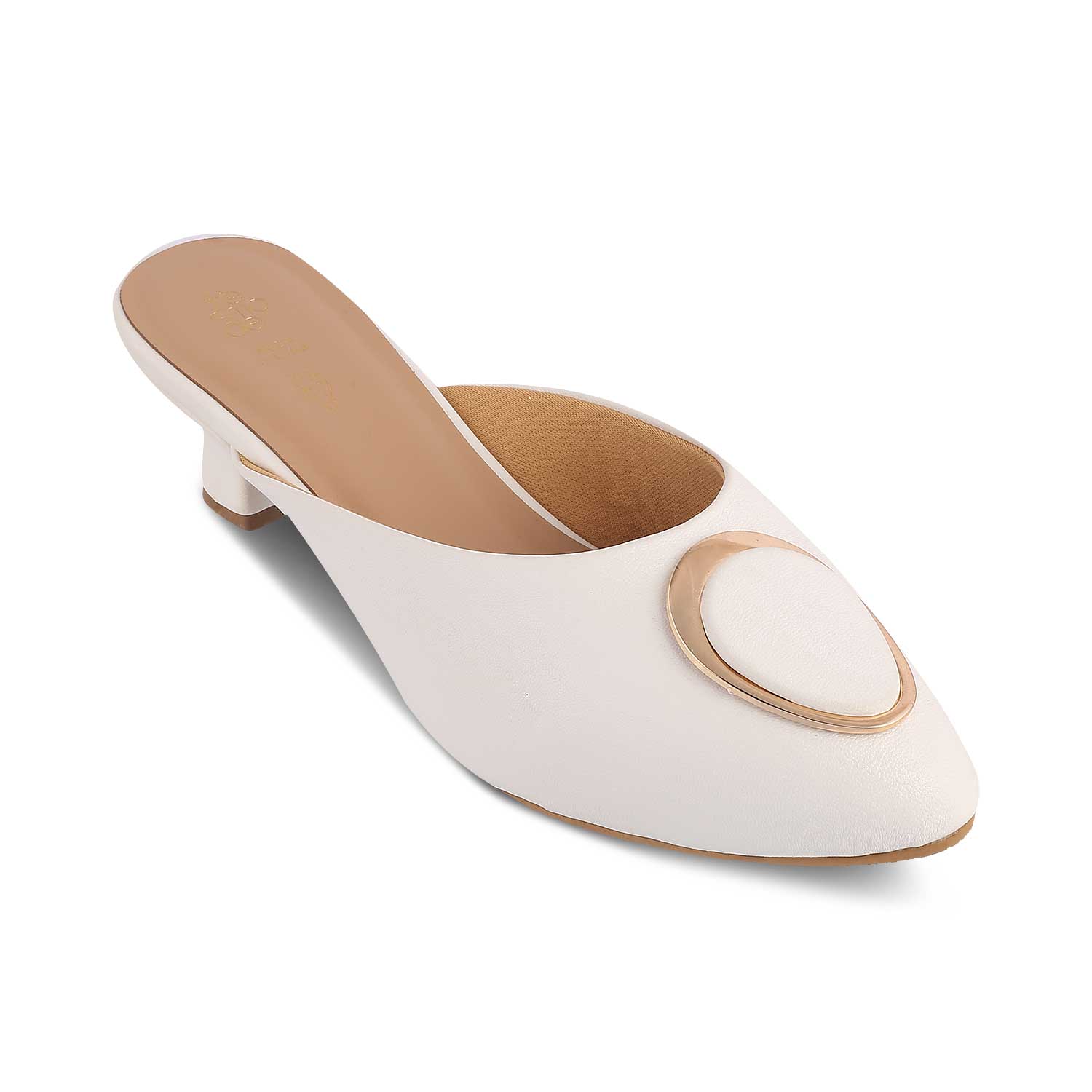 The Jelew White Women's Dress Mule Sandals Tresmode