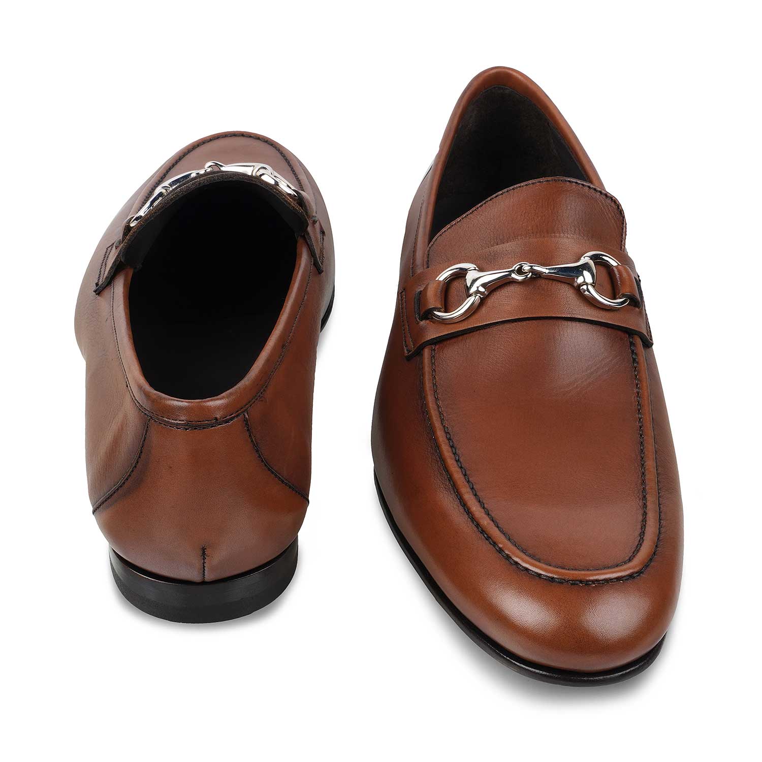The Malco Tan Men's Handcrafted Leather Loafers Tresmode
