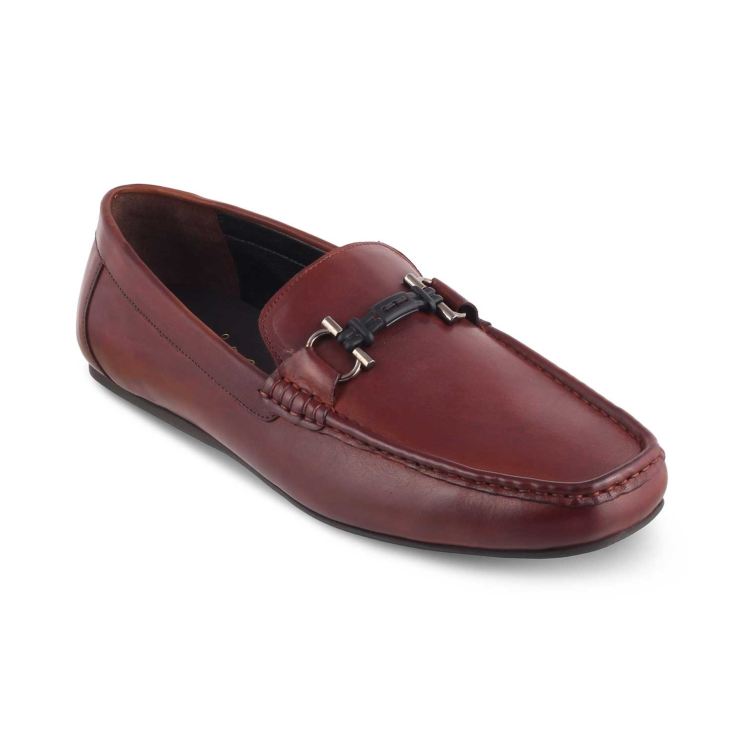 The Proter Tan Men's Leather Loafers Tresmode