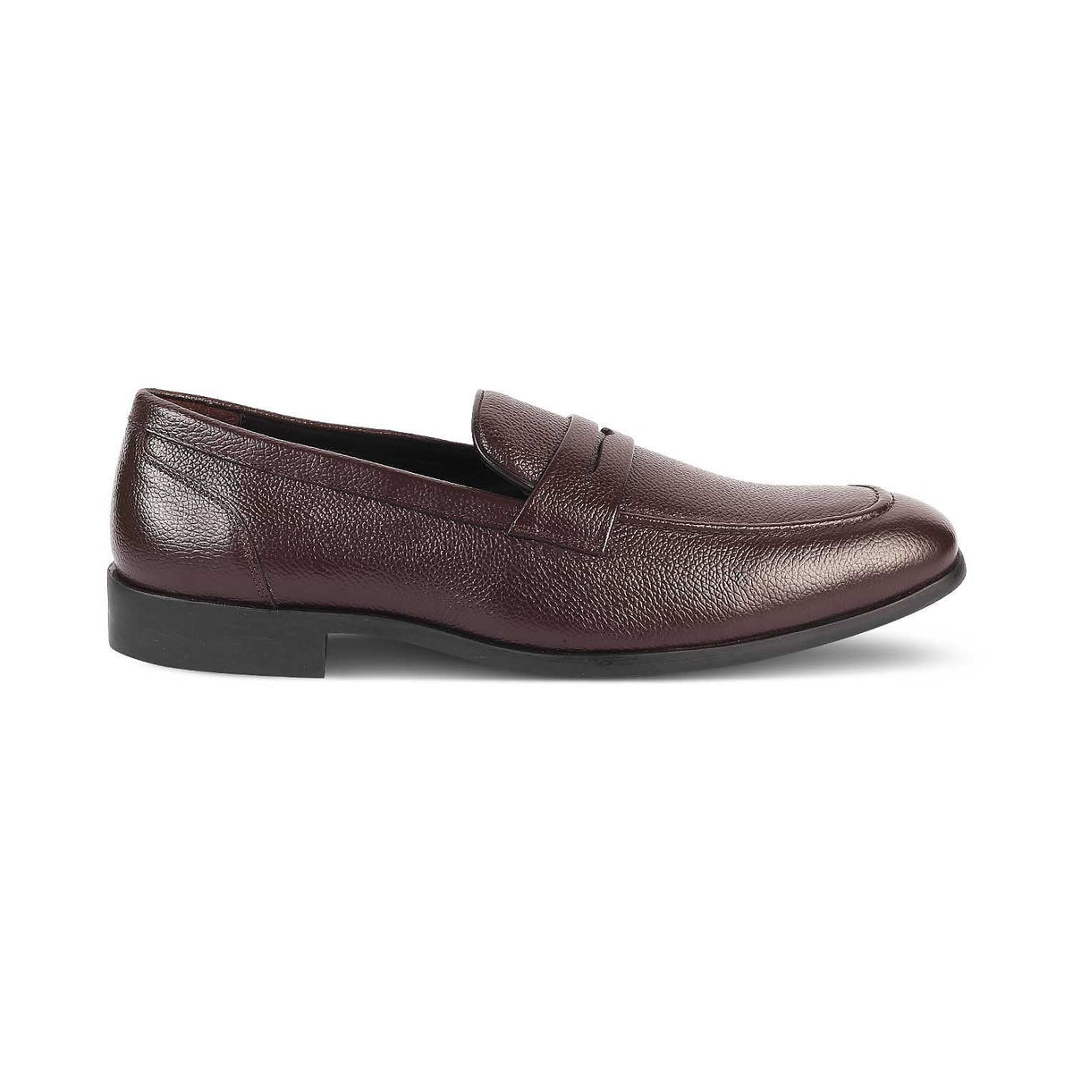 The Quebec Brown Men's Leather Loafers Tresmode