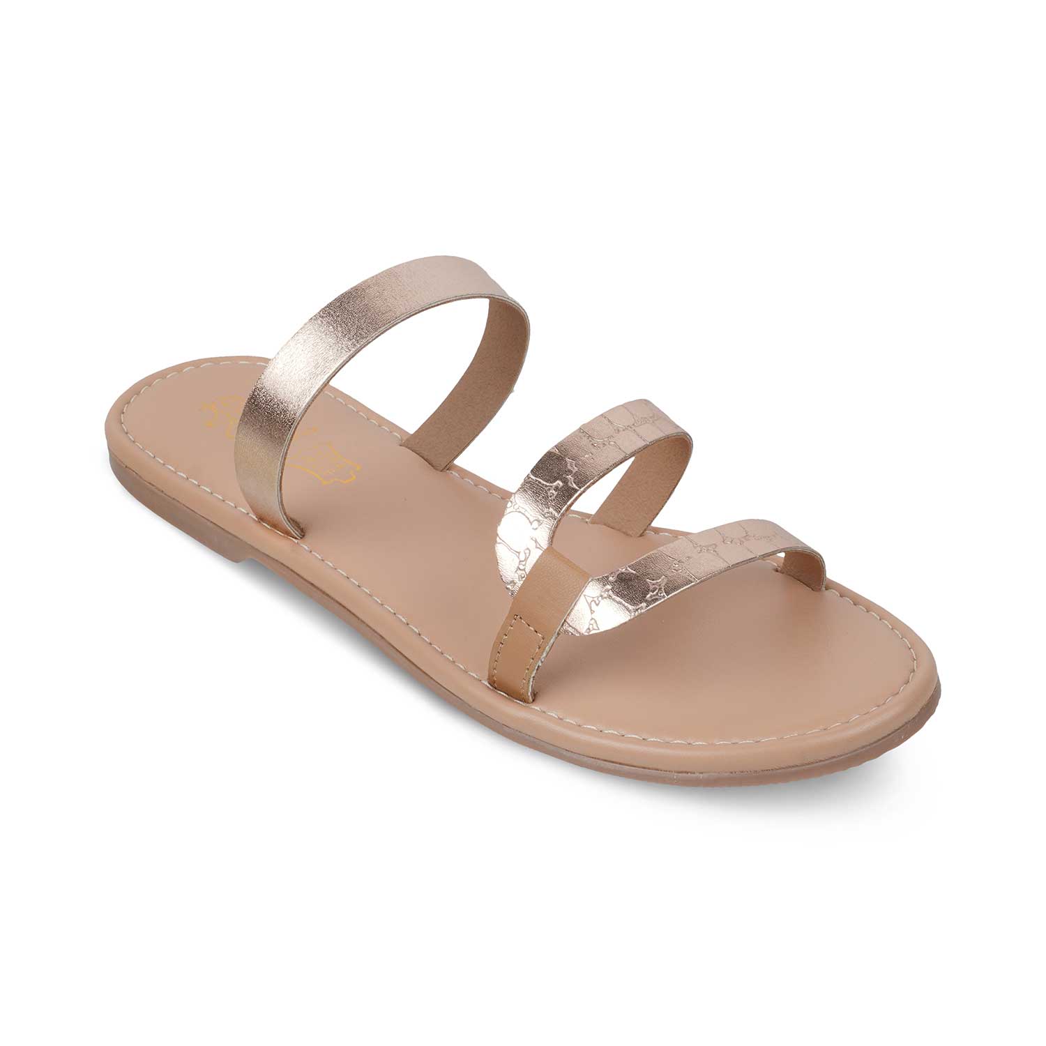 The Sna Champagne Women's Casual Flats Tresmode