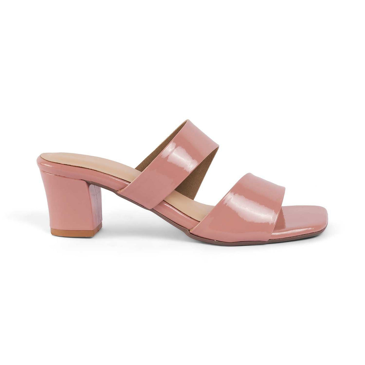 Sania Pink Women's Block Heel Sandals Tresmode