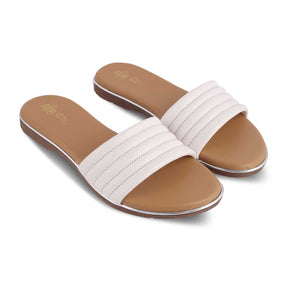 The Shar White Women's Casual Flats Tresmode