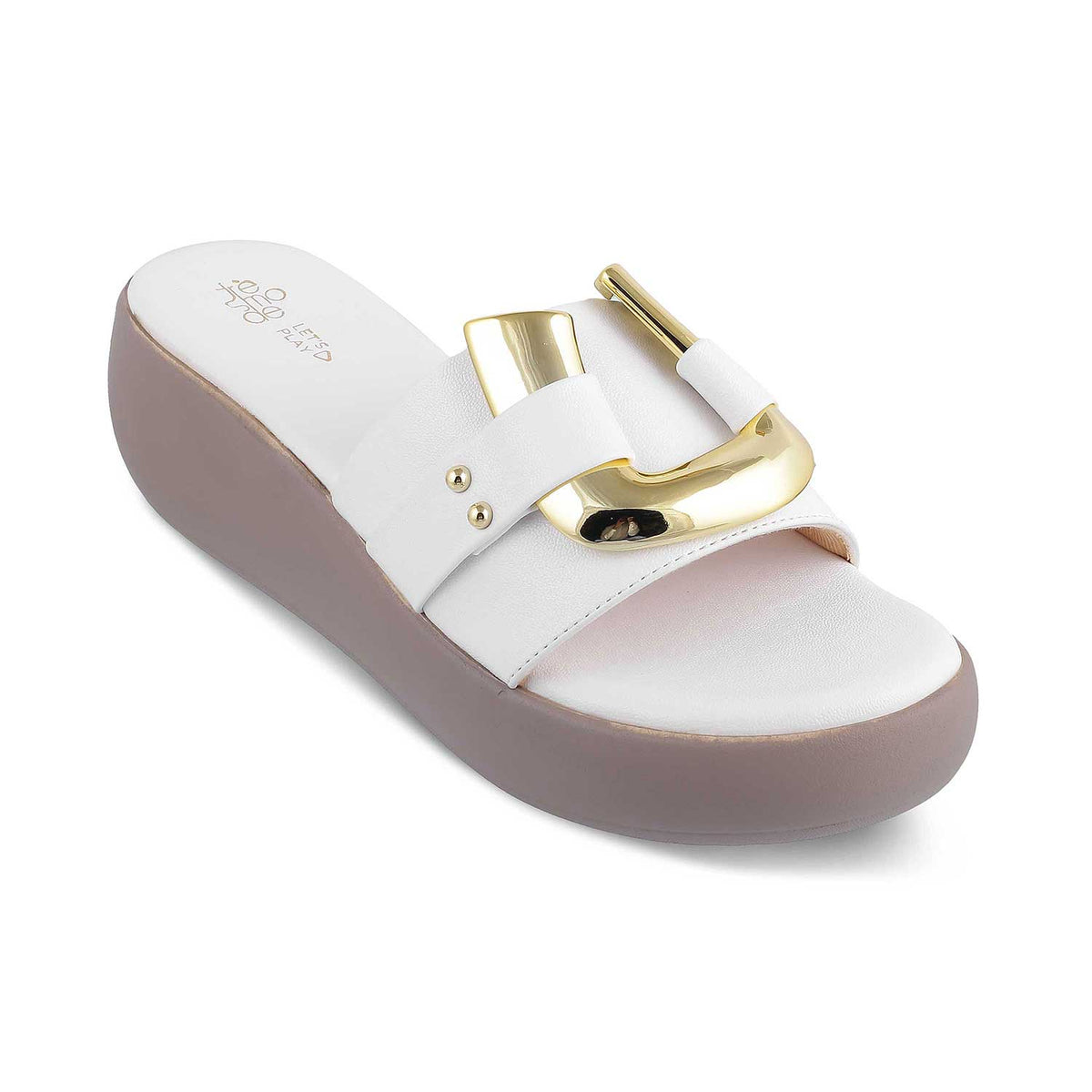 The Shorse White Women's Dress Wedge Sandals Tresmode