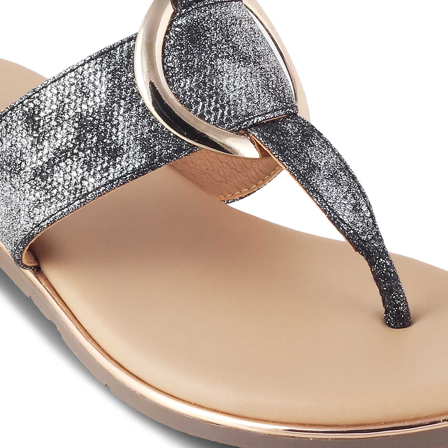 The Sling Pewter Women's Casual Flats Tresmode