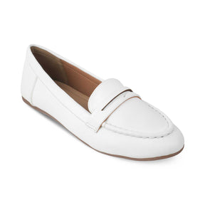 The Snap White Women's Casual Loafers Tresmode