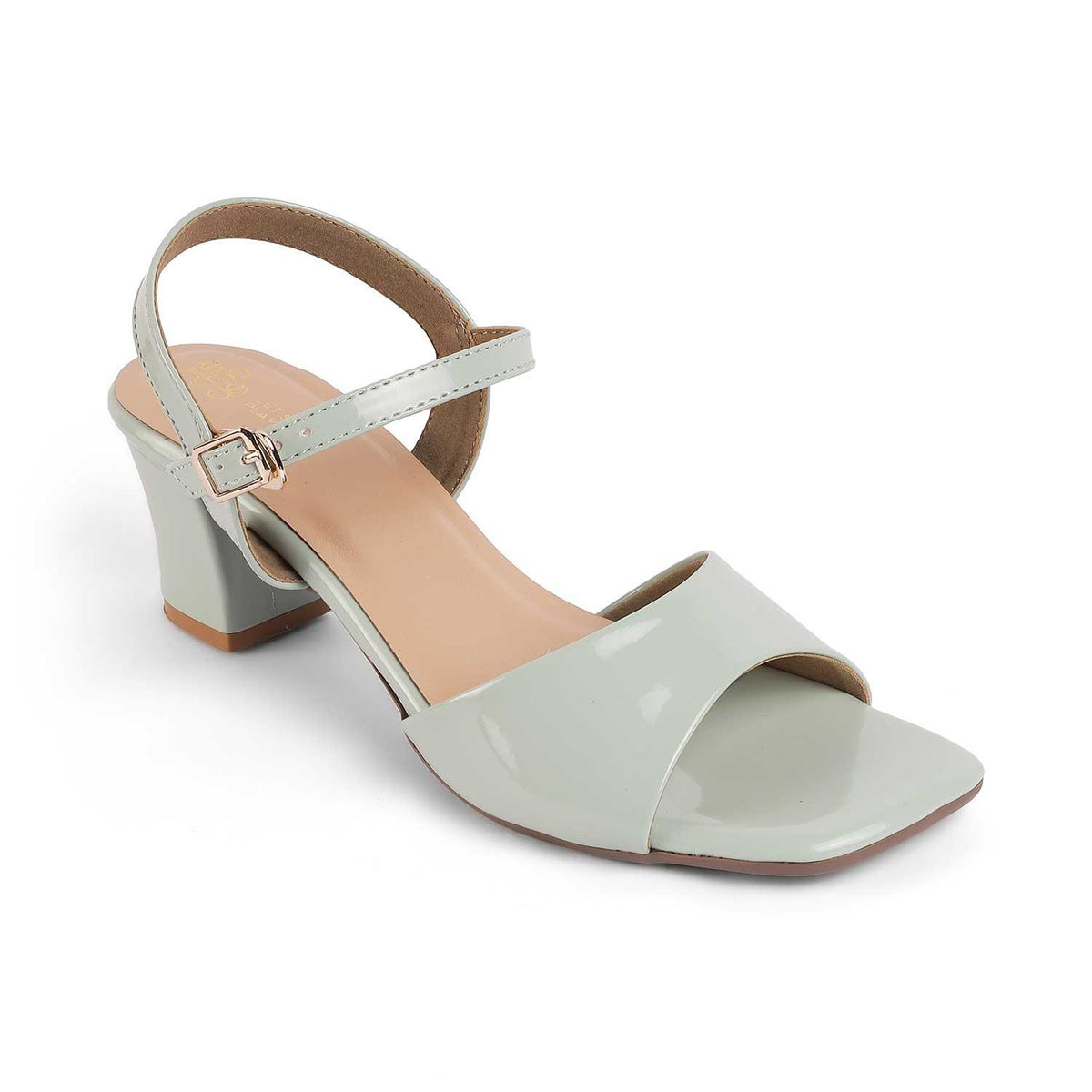 Solor Green Women's 2.5-inch Block Heel Sandals Tresmode