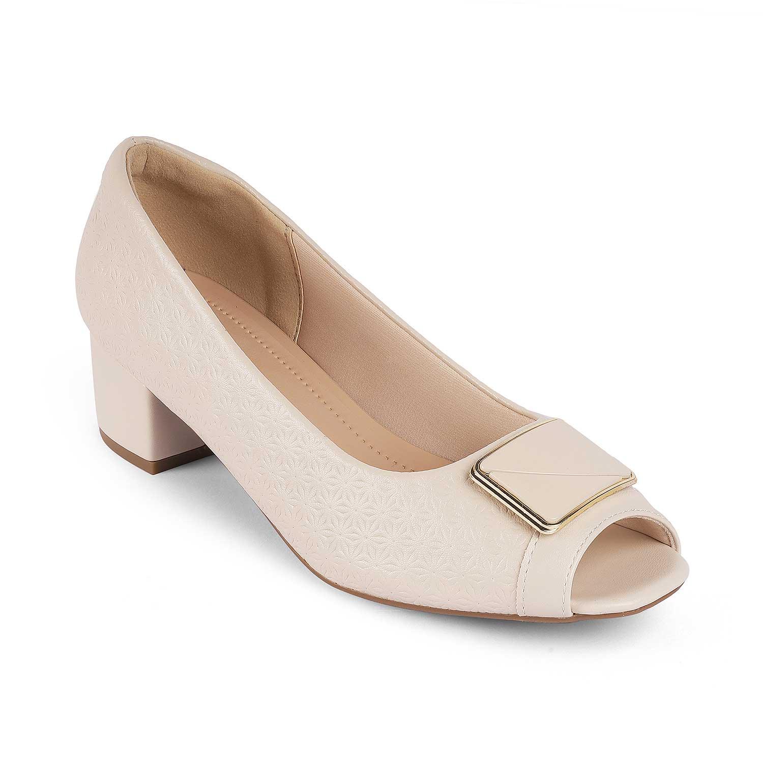 Buy Beige Women's Peep toes The Treroy Beige Tresmode