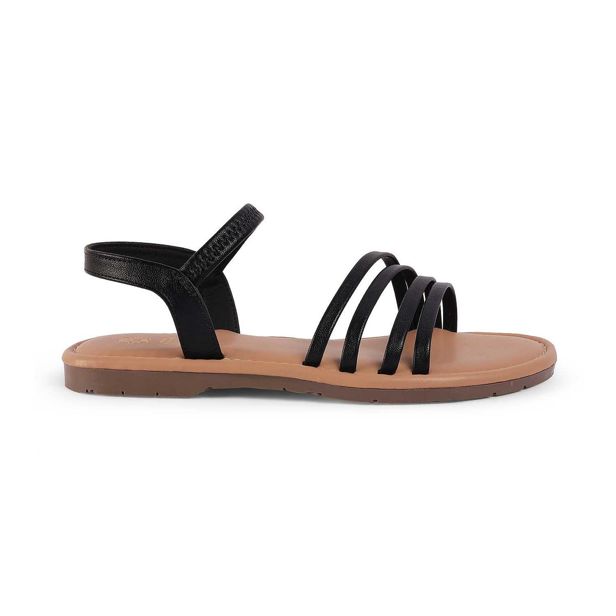 Flastrip Black Women's Flats Tresmode
