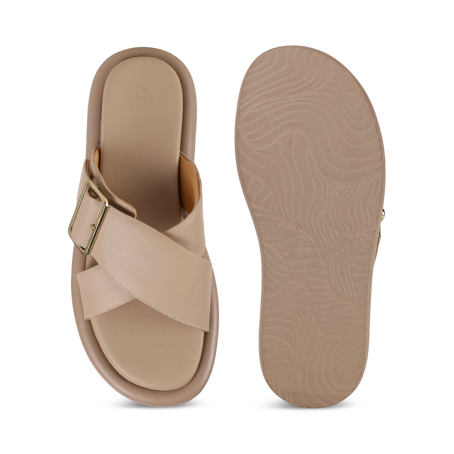 Tresmode Gogoro Beige Women's Casual Flats