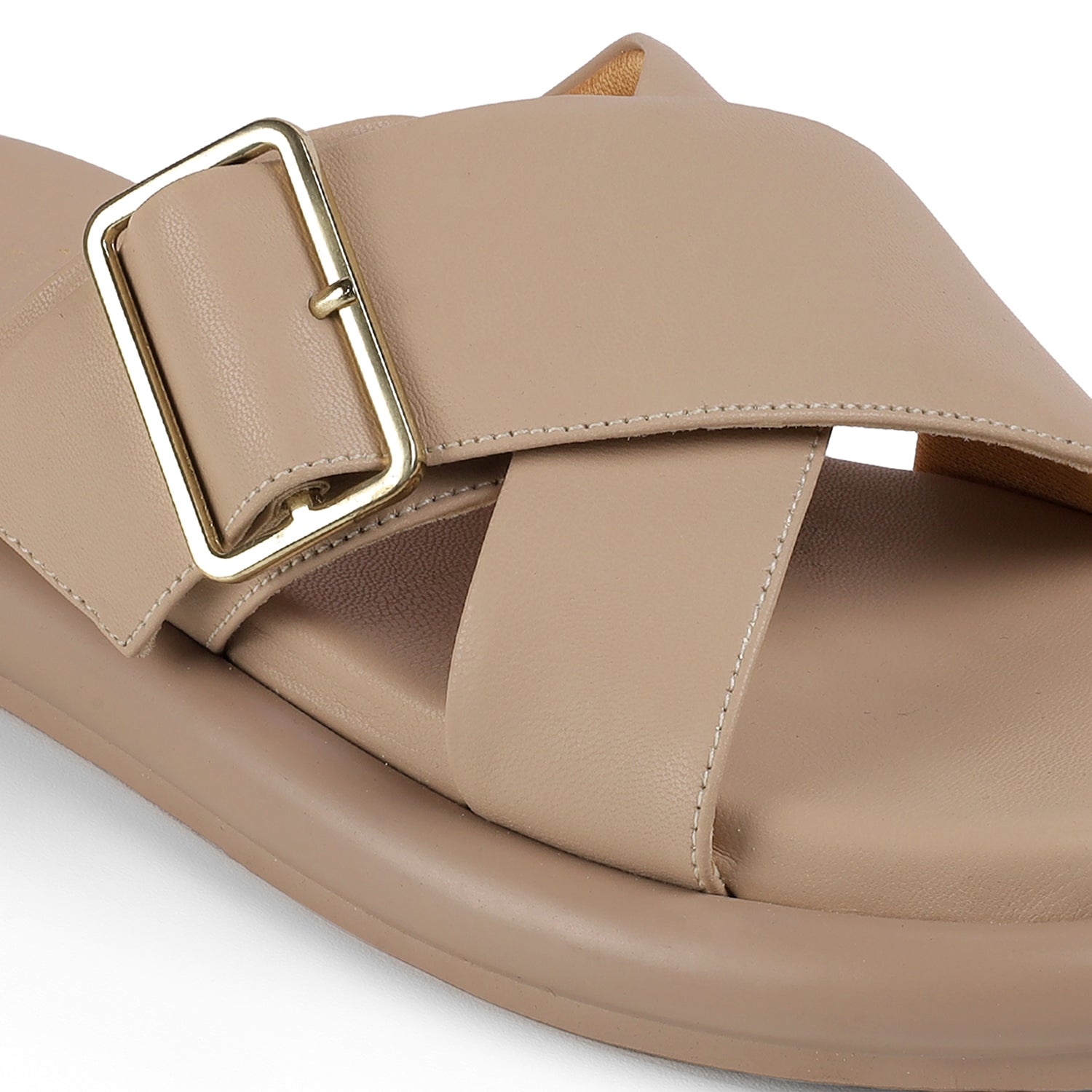 Tresmode Gogoro Beige Women's Casual Flats