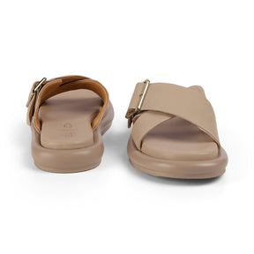 Tresmode Gogoro Beige Women's Casual Flats