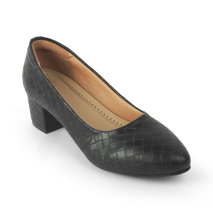 The Farese Black Women's Dress Pumps Heels Tresmode