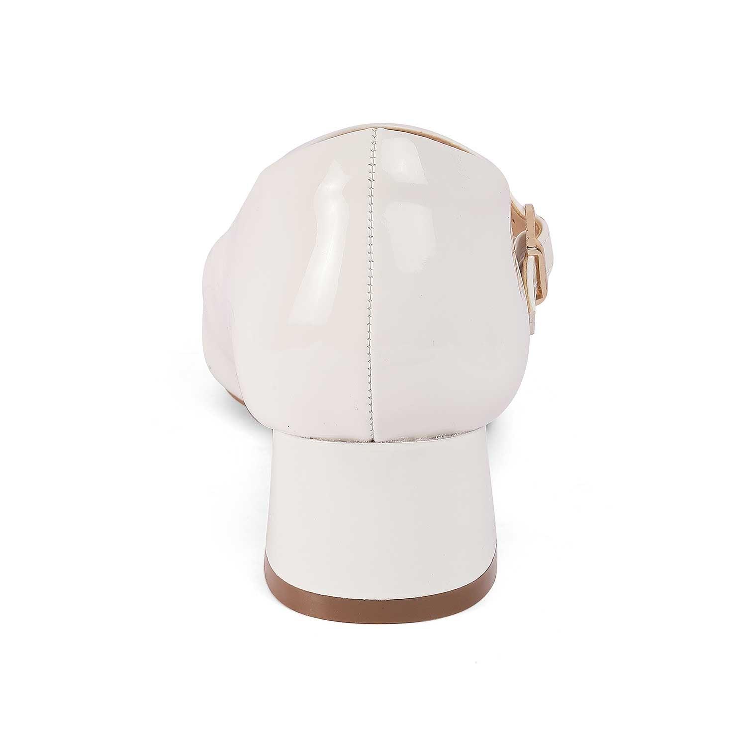 Buy White Women's Dress Block Heel Pumps The Mary White Tresmode