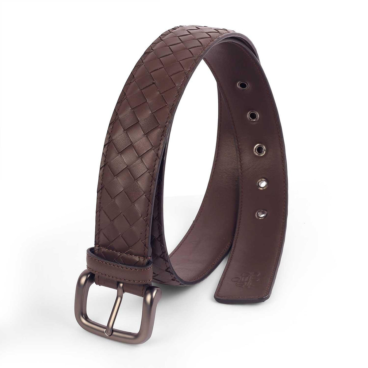 Newton Brown Men's Leather Belt Tresmode