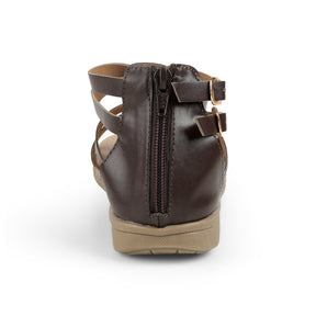 Women's Round Toe-shape Platform Flats Tresmode