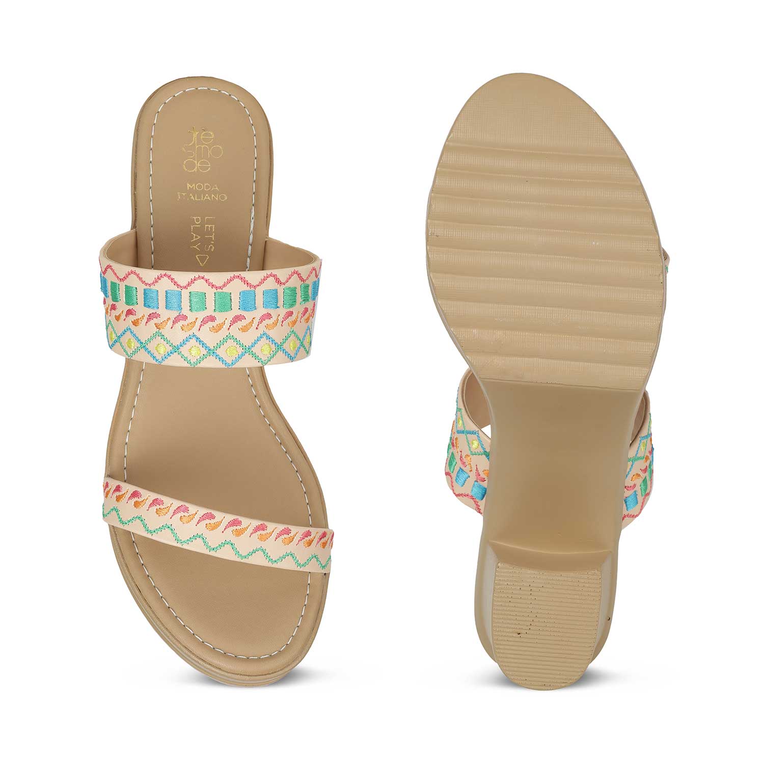 Women's 8-cm Block Heel Sandals Tresmode