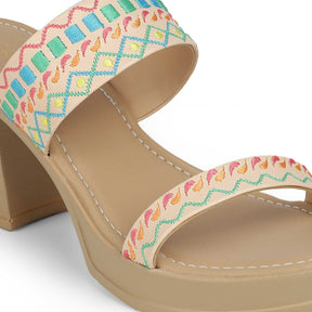 Women's Dress Block Heel Sandals Tresmode