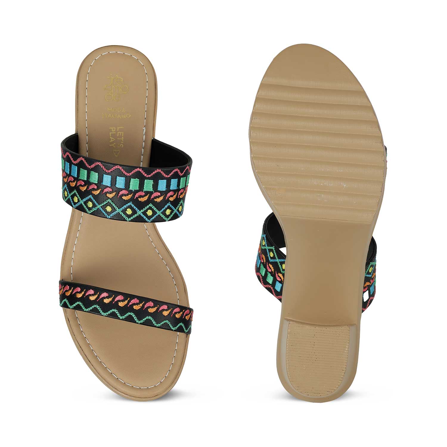 Women's 8-cm Block Heel Sandals Tresmode