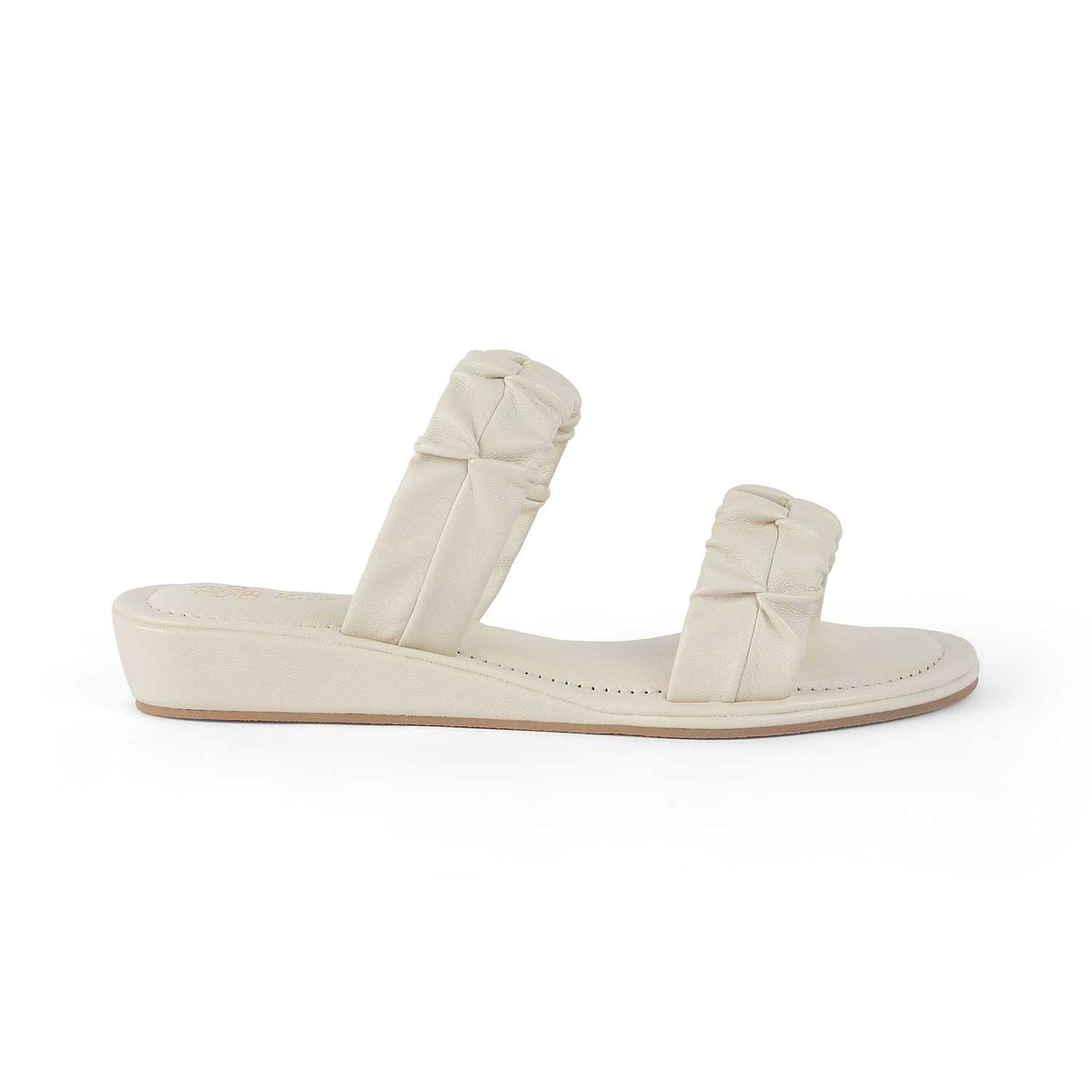 Tresmode Belo Beige Women's Casual Small Wedge Sandals