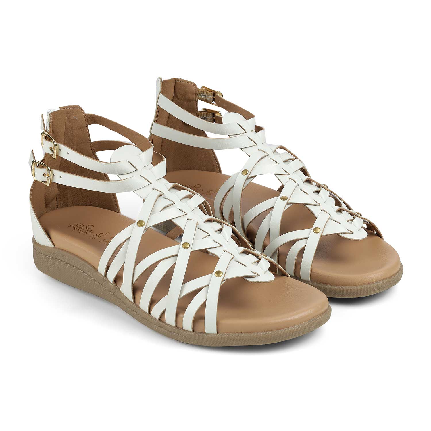 Women's TPR Sole Platform Flats Tresmode