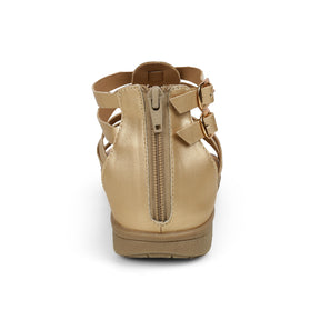 Tresmode Jag Gold Women's Casual Platform Flats