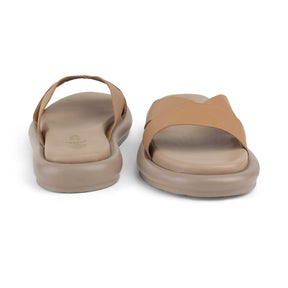 Tresmode Lalita Beige Women's Casual Platform Flats