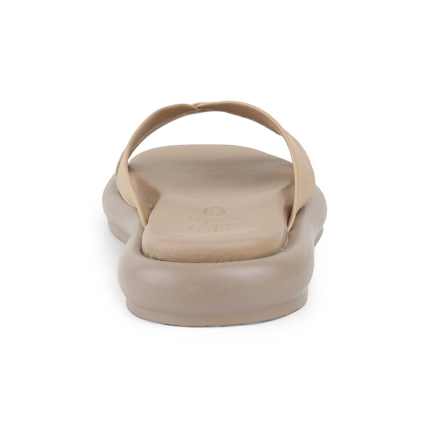 Tresmode Lalita Gold Women's Casual Platform Flats