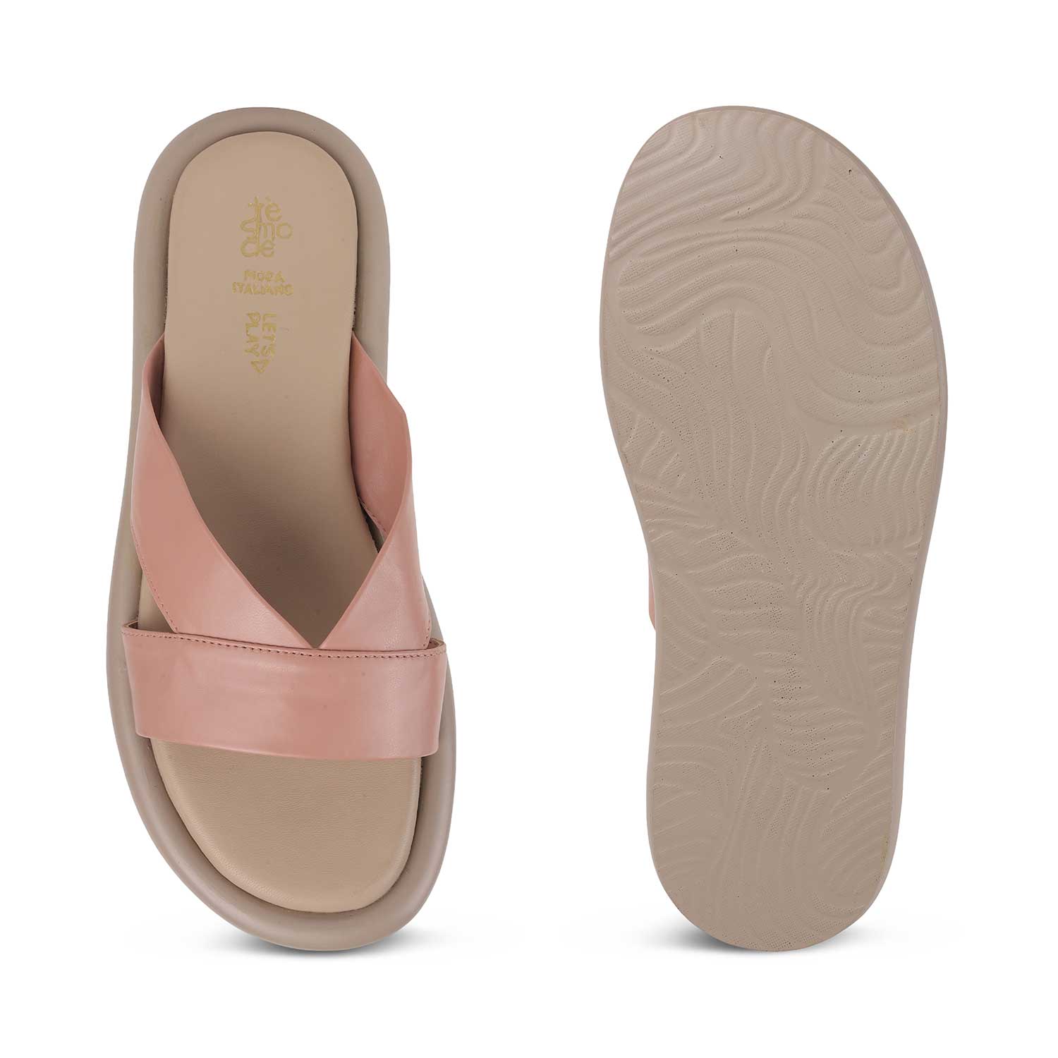 Tresmode Lalita Pink Women's Casual Platform Flats