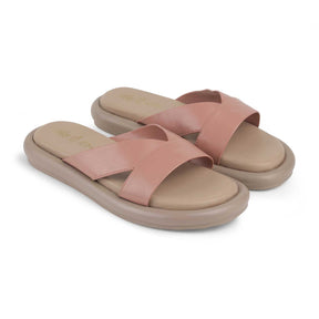 Tresmode Lalita Pink Women's Casual Platform Flats