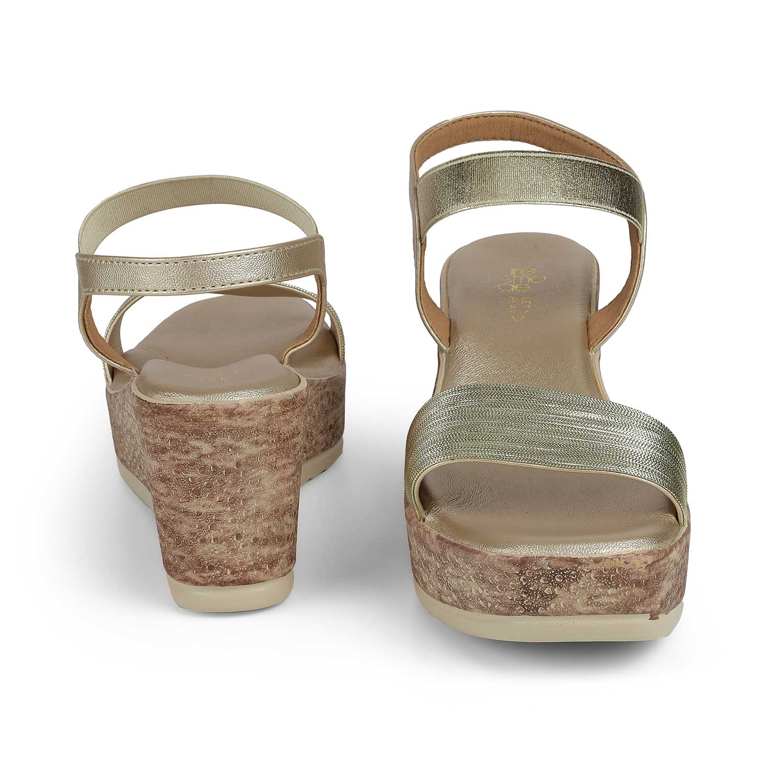 Women's Round Toe-shape Wedge Heel Sandals Tresmode