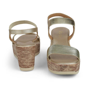 Women's Round Toe-shape Wedge Heel Sandals Tresmode