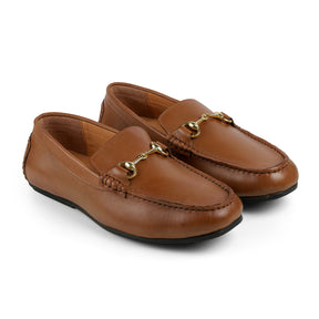 Men's TPR Sole Leather Loafers Tresmode